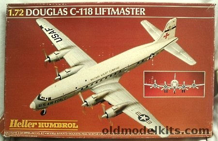 Heller 1/72 Douglas C-118 Liftmaster Transport - (DC-6), 80317 plastic model kit